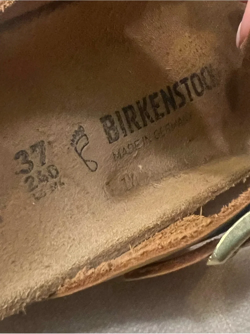 Birkenstock Gizeh Braided Sandal in Cognac - Picture 11 of 12